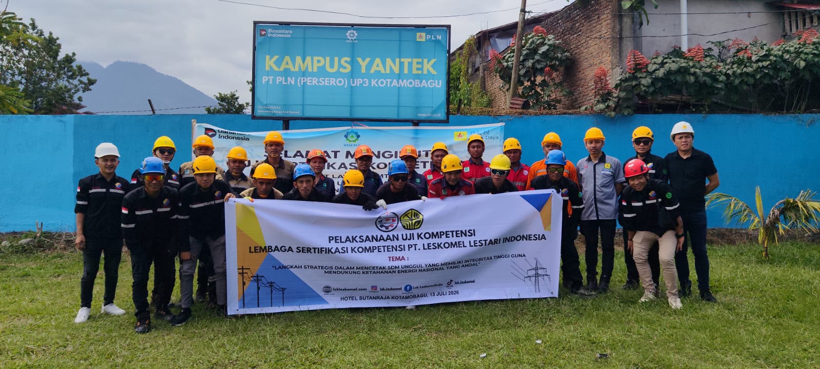 PT Metro Data Teknik Bersama Mitra Sukses Laksanakan Sertifikasi Kompetensi Ketenagalistrikan (SKTTK) di Kotamobagu