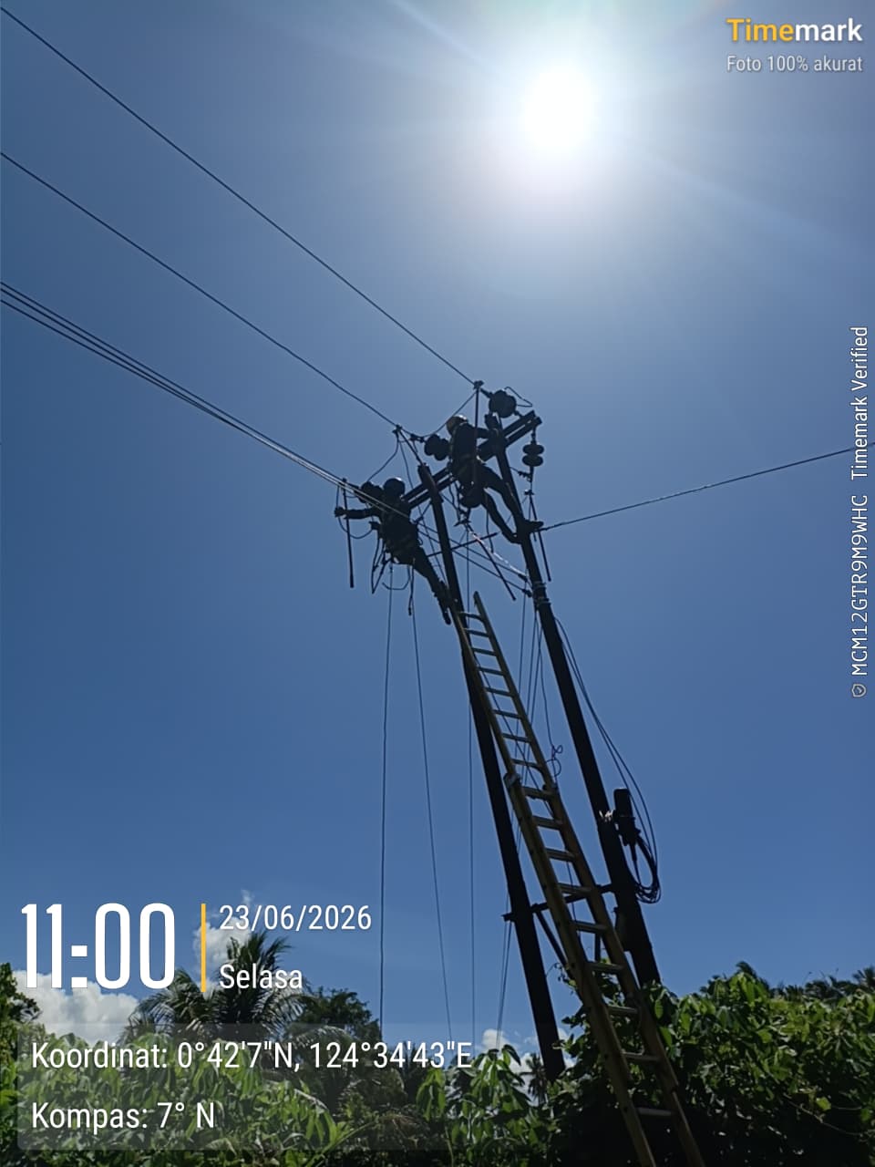MDT Laksanakan Pekerjaan Uprating Jaringan SUTM 20 kV di Motongkad, Kawasan ULP Modayag — 5