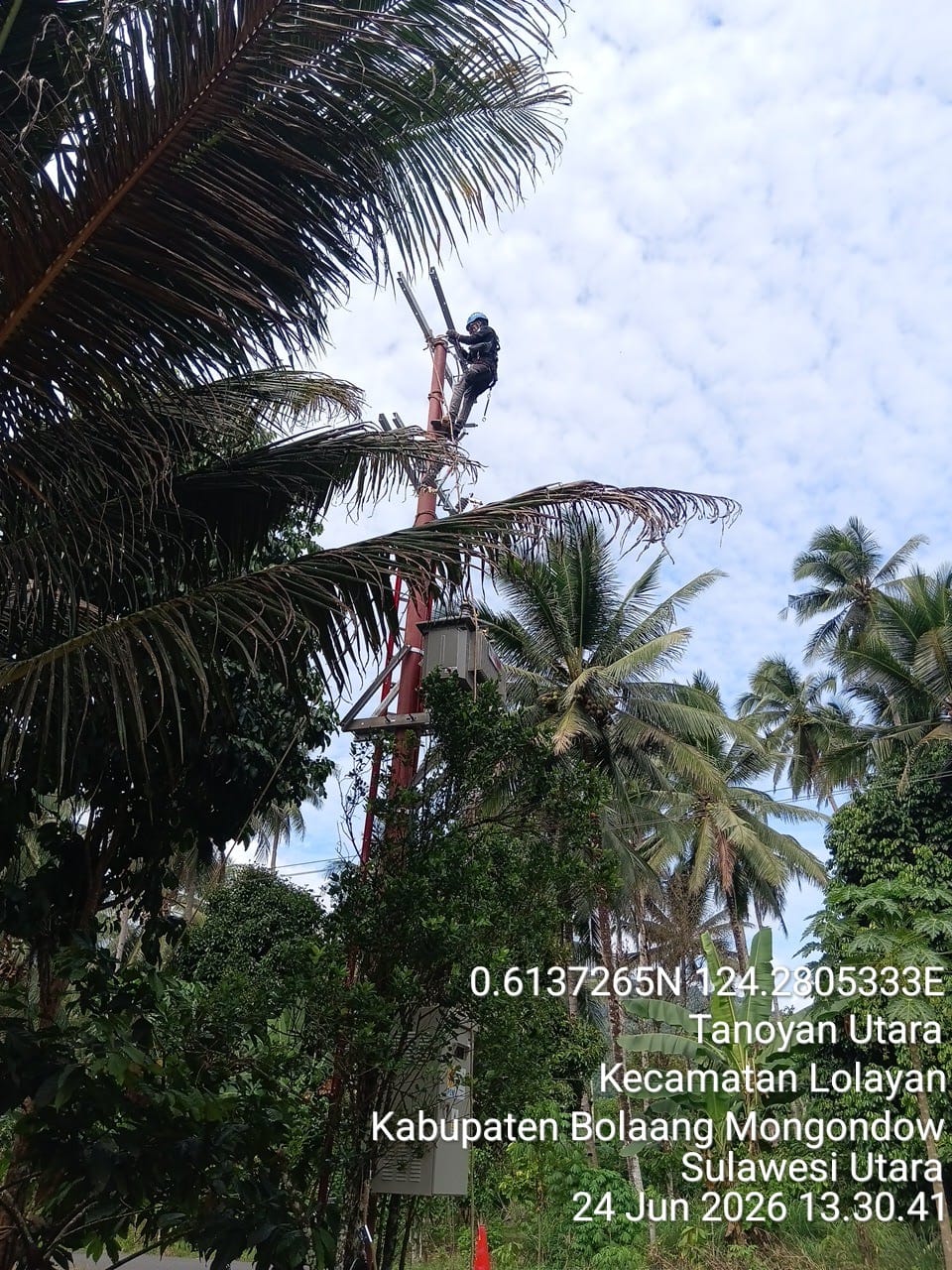 Wujudkan Listrik Andal untuk Masyarakat, MDT Bangun Gardu Cantol di Desa Tanoyan — 1