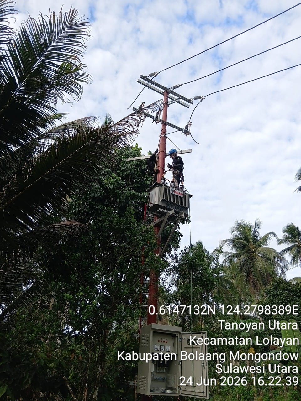 Wujudkan Listrik Andal untuk Masyarakat, MDT Bangun Gardu Cantol di Desa Tanoyan — 2