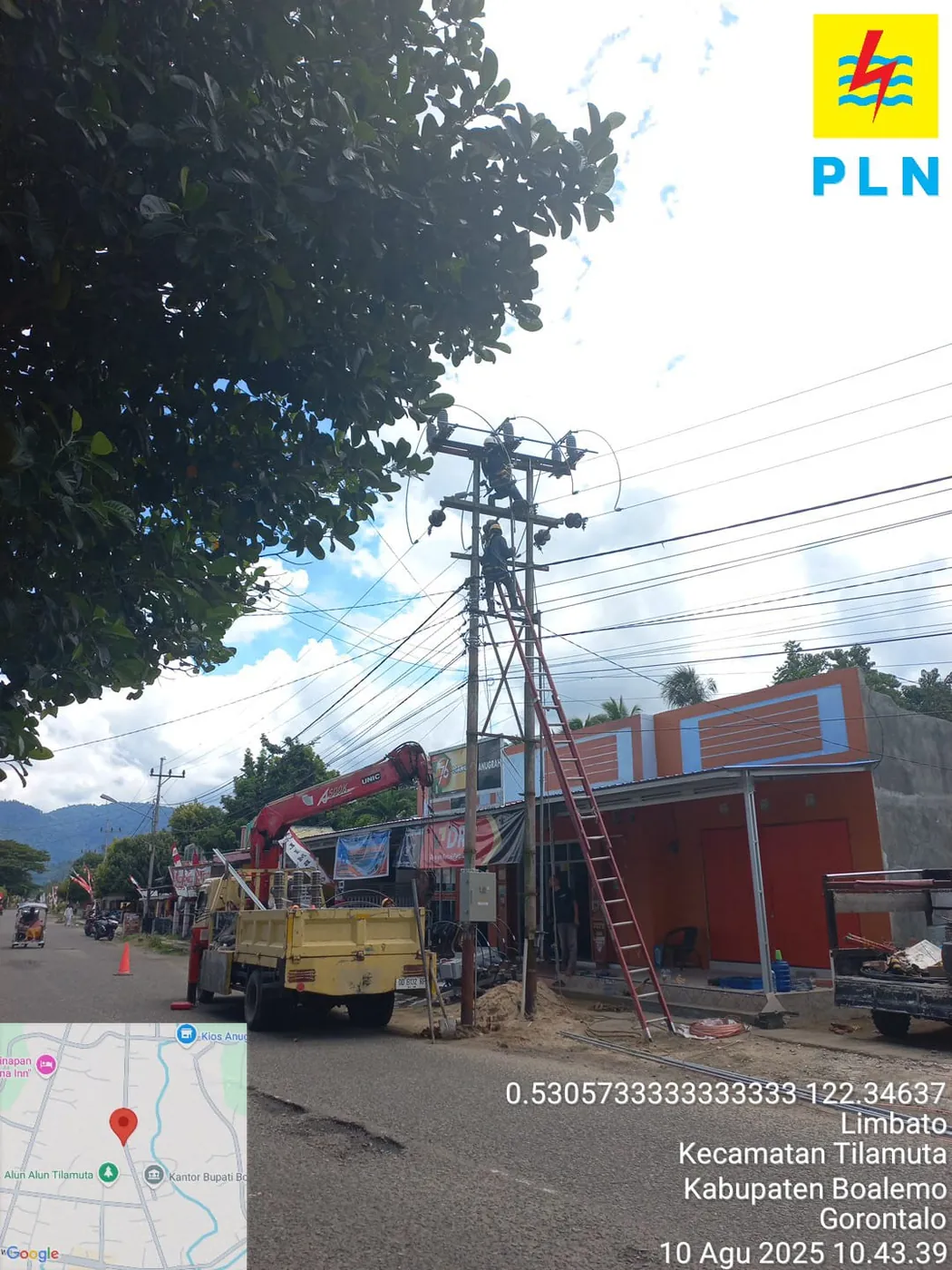 Pemasangan LBS Motorized