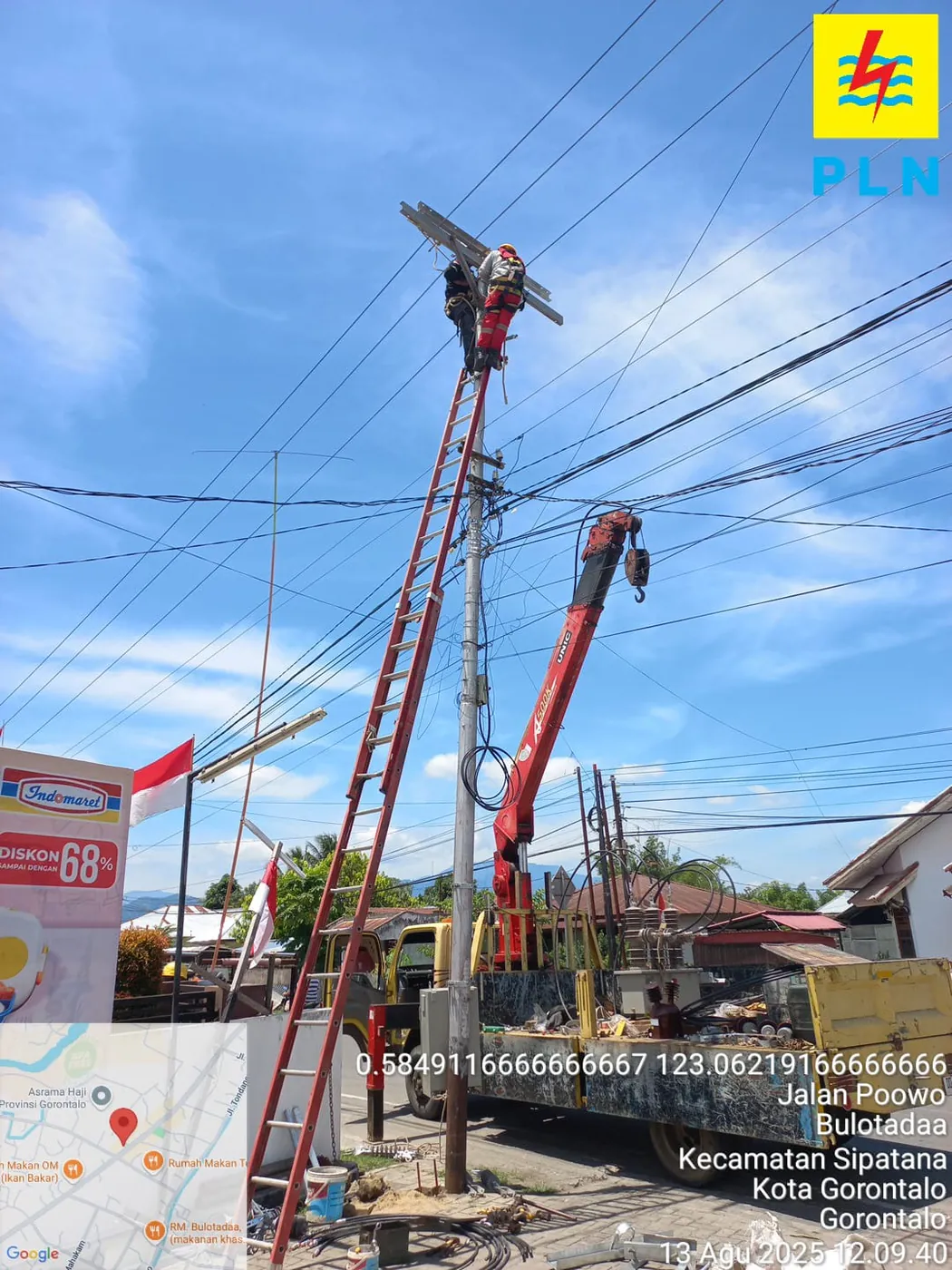 Pemasangan LBS Motorized