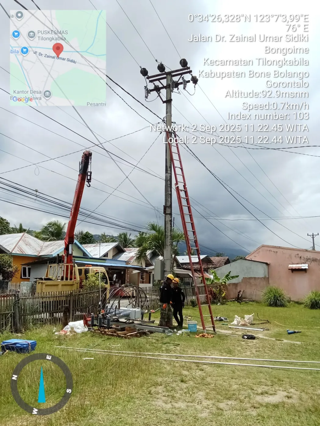 Pemasangan LBS Motorized