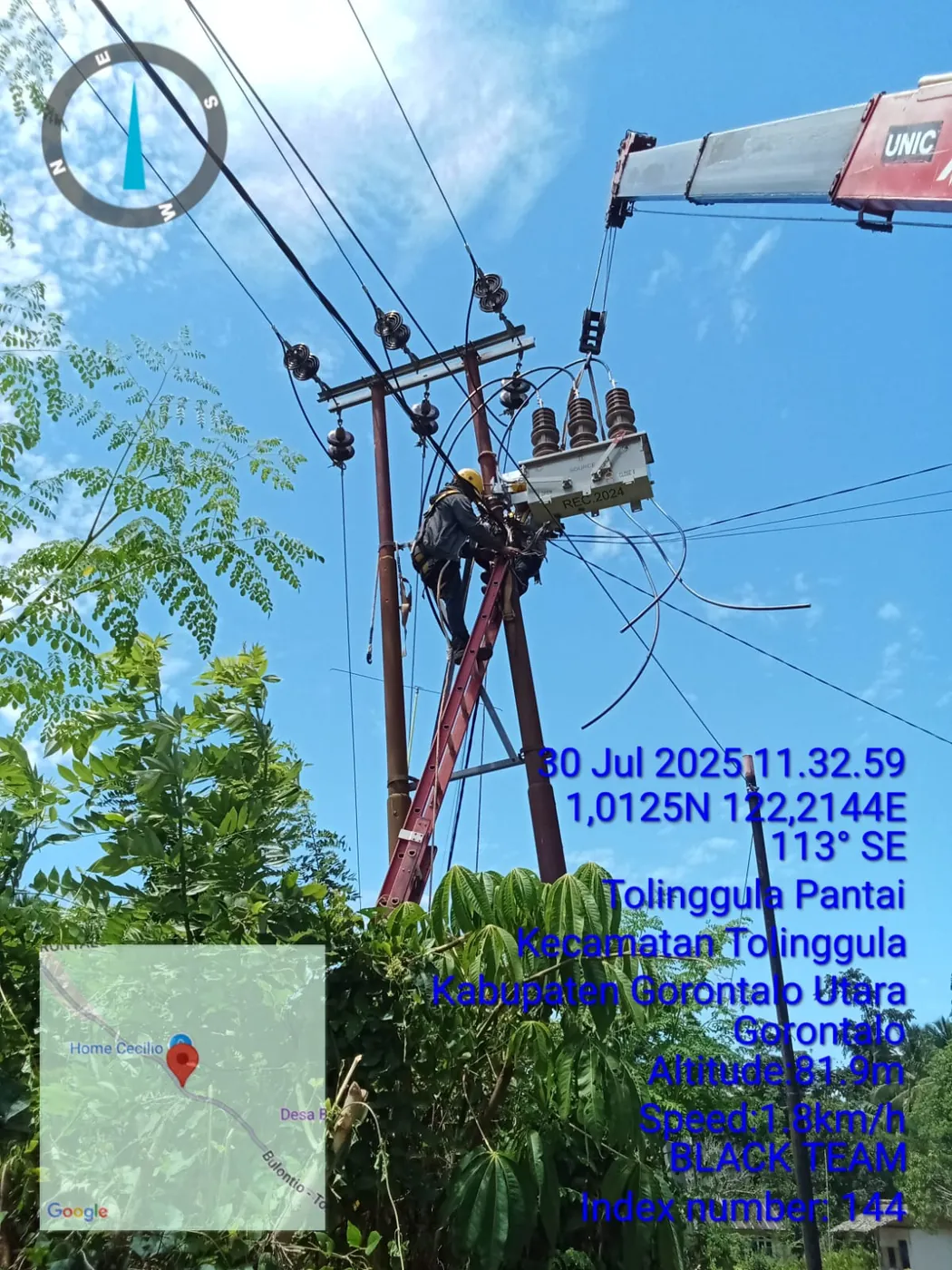Pemasangan Recloser
