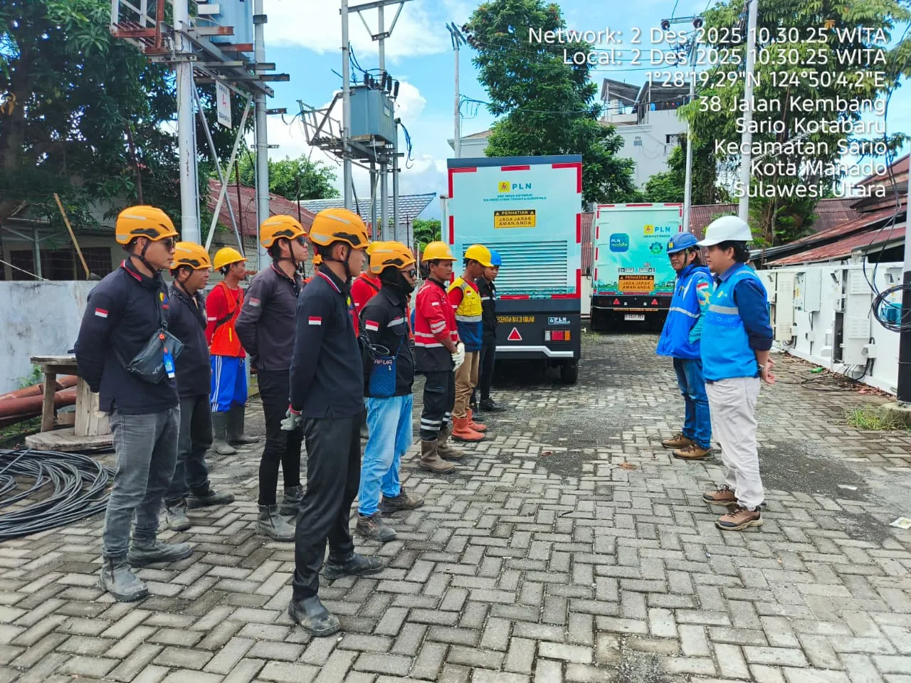Penarikan Kabel SKTM (Mesin Winch)