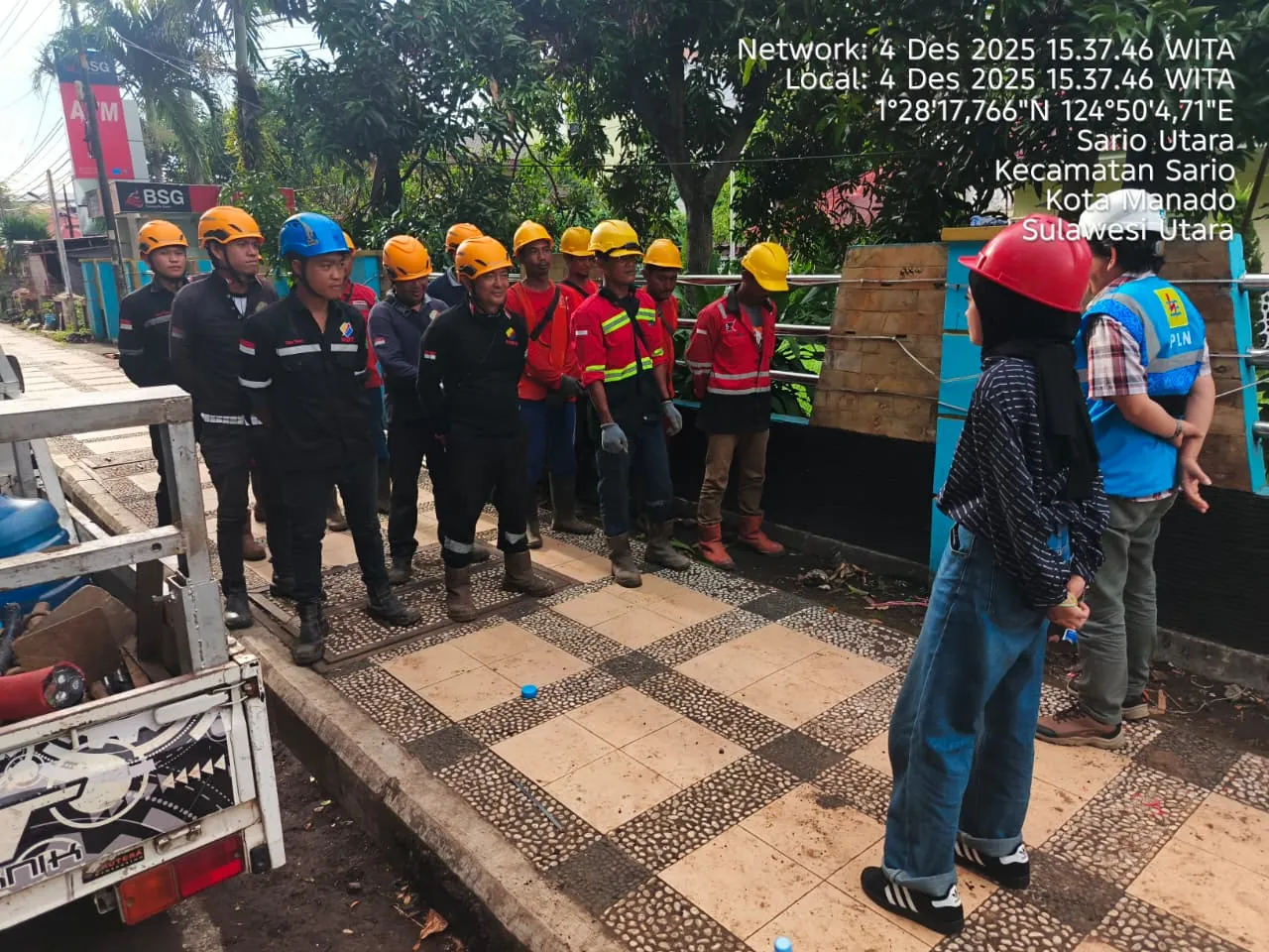 Penarikan Kabel SKTM (Mesin Winch)